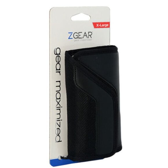 Universal Horizontal Cordura Pouch 4" Cell Phones /Smaller Black Belt Clip ZGEAR - Picture 1 of 4